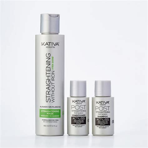 Kativa Keratin Anti Frizz Alisado Sin Plancha Extra Shine Belleza