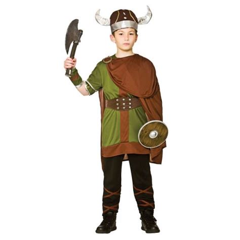 Viking Warrior Kids Costume - Costumes R Us Fancy Dress