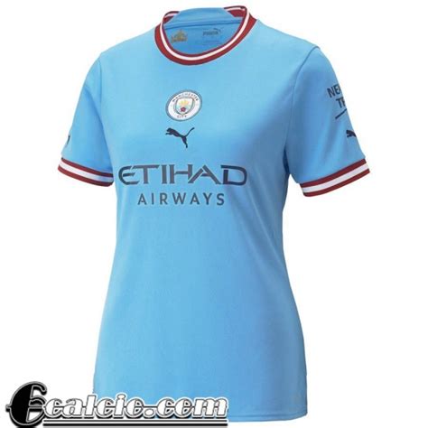 Compra Manchester City Magliette Calcio 2022 2023 Donna Prima