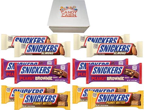 Snickers Singles Size Chocolate Candy Bars Assorted