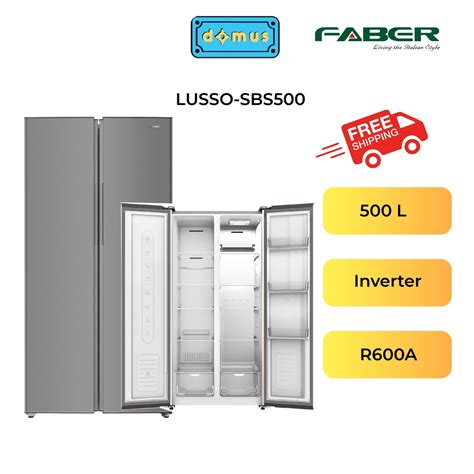 Faber Side By Side Inverter Refrigerator L Lusso Sbs Shopee