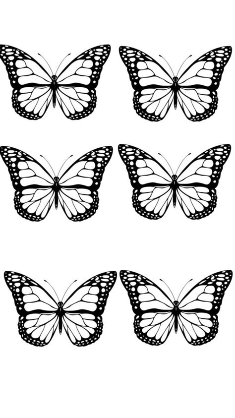 Plantilla Mariposas Mariposas Para Imprimir Plantilla De Mariposa Manualidades Creativas