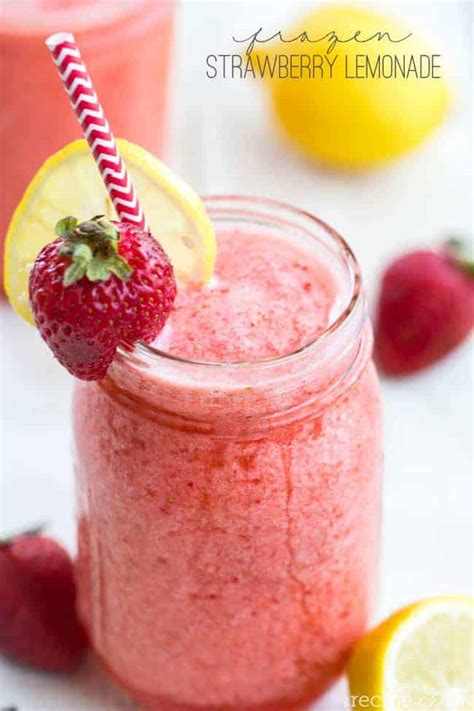 Frozen Strawberry Lemonade The Recipe Critic