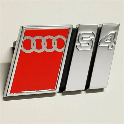 Audi S4 Badge