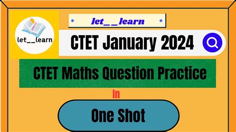 Ctet January Maths Practice Marathon Ctet Maths Marathon In