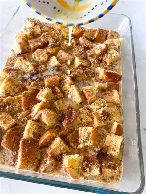 Cinnamon Roll French Toast Bake Best Overnight Breakfast Casserole