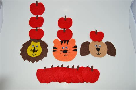 Ten Apples Up On Top Flannel Board Story Etsy Flannel Board Stories