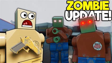 We Try The New Zombie Mode Update Brick Rigs Multiplayer Lego