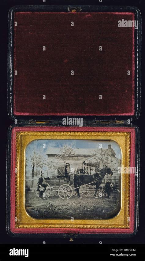 The Ohio Star Buggy Ca 1850 By Unidentified Stock Photo Alamy