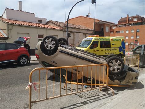 Impresionante Accidente Con Vuelco Incluido En Zamora Cap