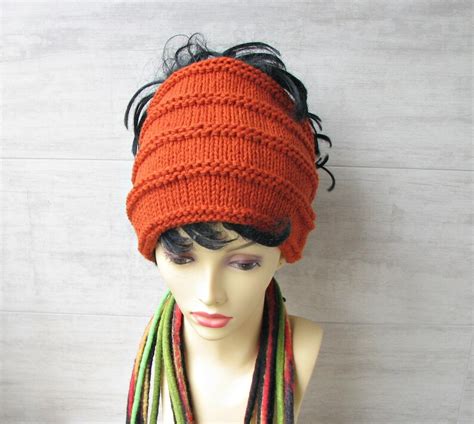 Headwraps For Women Khaki Knit Headbands For Locks Knitted Etsy