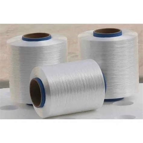 White Nylon Filament Yarn For Textile Industry Lustre Semi Dull At