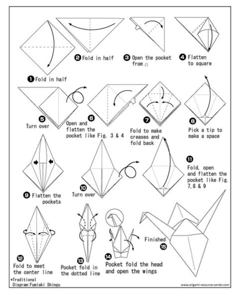 Cara Membuat Origami Burung Youtube Riset