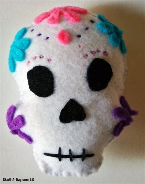 Felt Sugar Skull