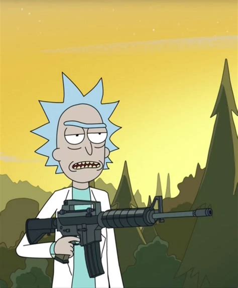 Collection 90 Wallpaper Rick And Morty Holding Guns Excellent