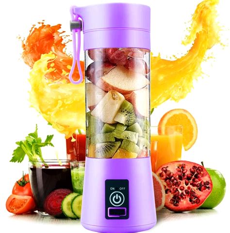 Портативный фитнес блендер шейкер Juice Cup Fruits с двойным лезвие ...