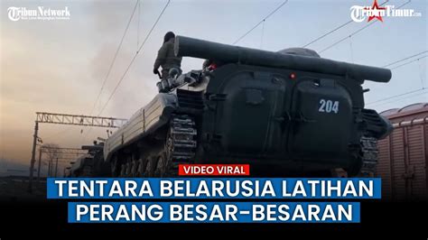 Tentara Belarusia Gelar Latihan Perang Besar Besaran Bakal Terlibat