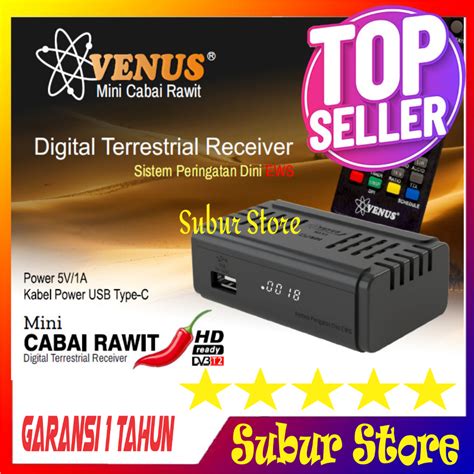 Jual Venus Cabai Rawit Mini Set Top Box Tv Digital Dvb T Garansi Thn