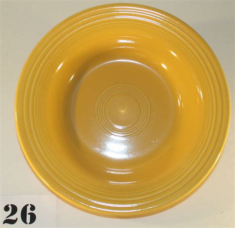 Vintage Fiesta Yellow Deep Plate