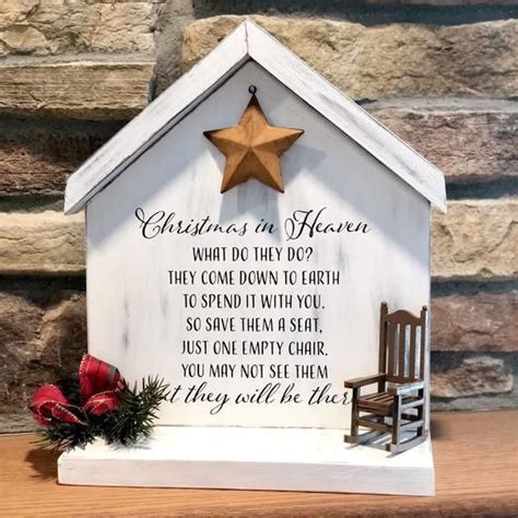 Christmas In Heaven Remembrance T Grief In Memory Unique Memorial