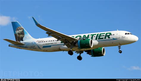 N336FR Airbus A320 251N Frontier Airlines AJ Spots RDU JetPhotos