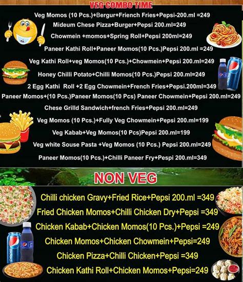 Menu Of Khushi Fast Food Dharampur Dehradun