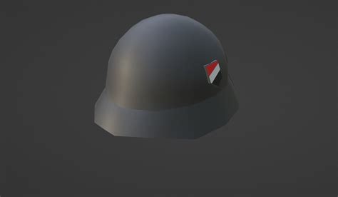 3D model WW1 German Empire Soldier Helmet VR / AR / low-poly | CGTrader