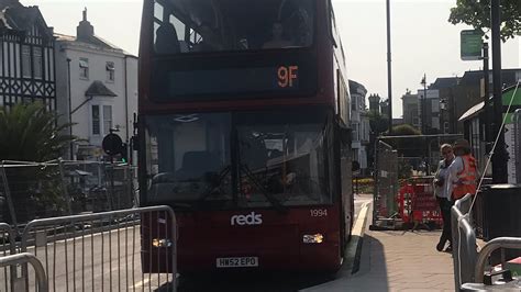 Salisbury Reds Volvo B7TL Plaxton President 1994 HW52 EPO On 9F Isle