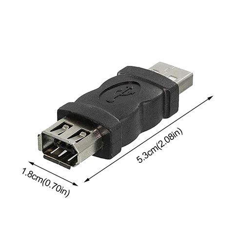 Guotiaotang For Firewire Ieee 1394 6 Pin Female Head To Usb 20 Plug Adapter Converter