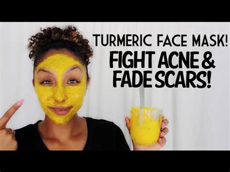 DIY Turmeric Face Mask Fight Acne And Fade Scars BiancaReneeToday