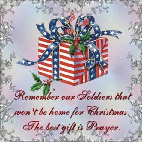 In Honor Of Our Soldiers Military Christmas Patriotic Christmas