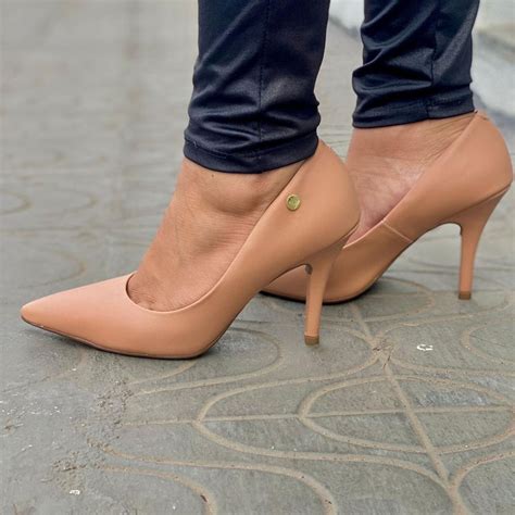 Scarpin Vizzano Nude Sapato Feminino Vizzano Nunca Usado