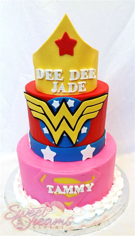 Wonder Woman Themed Cake From Sweet Dreams Bakery Tennessee Sweet