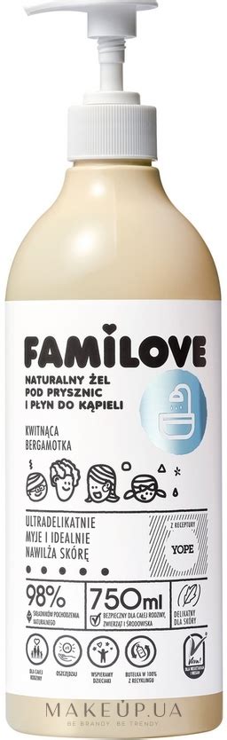 Yope Familive Shower Gel Bergamot Гель для душа купить по лучшей