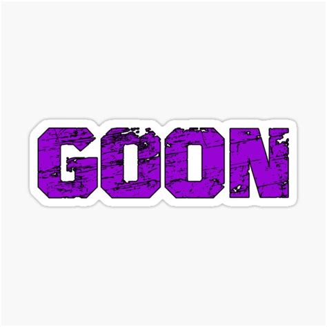 "HOCKEY GOON" Sticker for Sale by HOCKEYBUBBLE | Redbubble