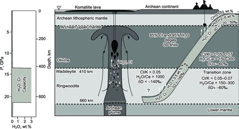 The Model Of Mantle Plume Enrichment By Recycled Chlorine And Water