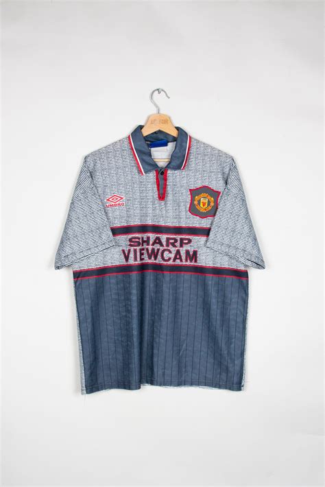 Maillot Umbro Football Manchester Utd 90s L Lineupvintageshop