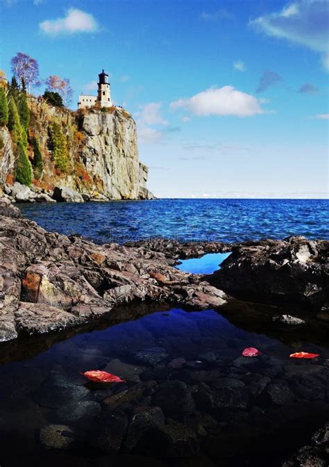 Split Rock Lighthouse On The Minnesota North Shore Of Lake Superior