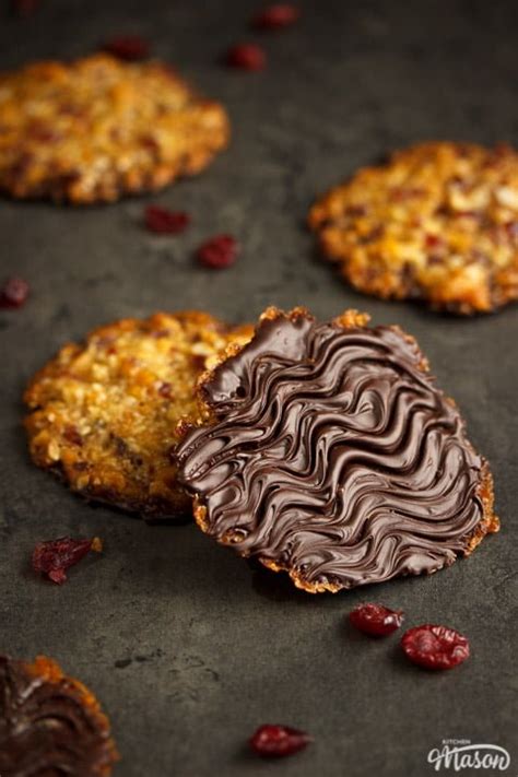 Easy Chocolate Florentines Recipe Step By Step Pictures Kitchen Mason