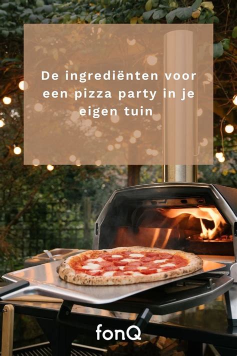 Zo Maak Je De Lekkerste Pizzas In Eigen Tuin Kitchen Appliances