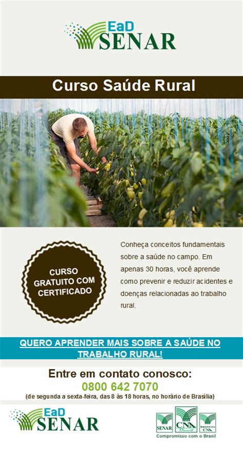 Blog Do Ibraf Curso Aprenda Mais Sobre A Sa De No Trabalho Rural