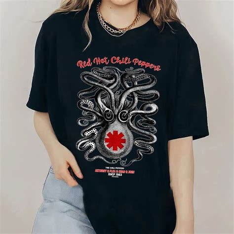 Red Hot Chili Peppers T Shirt Sold By Meriel Shovel SKU Printerval