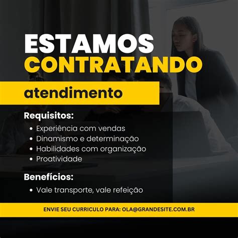 Modelos gratuitos e personalizáveis de vagas de emprego Canva