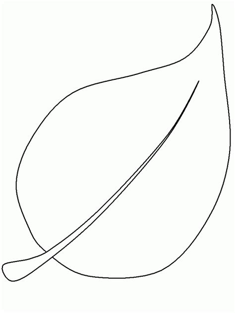 Leaves And Trees Coloring Pages