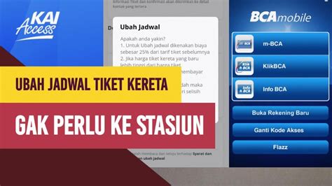 Cara Merubah Jadwal Tiket Kereta Api Di KAI Access Reschedule Tiket