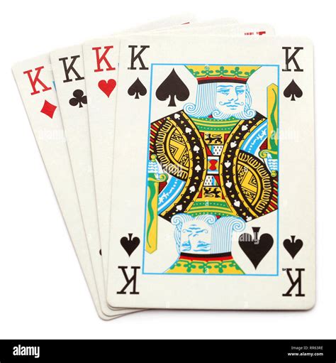 Four Kings Playing Cards Hi Res Stock Photography And Images Alamy