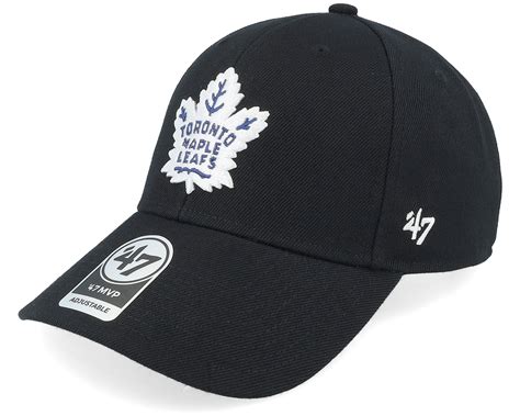 Toronto Maple Leafs Mvp Black/White Adjustable - 47 Brand Cap ...