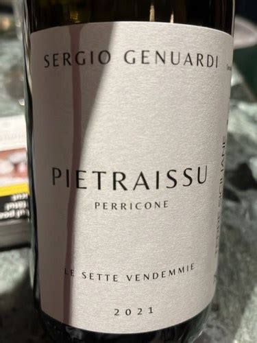 Sergio Genuardi Pietraissu Perricone Vivino Us