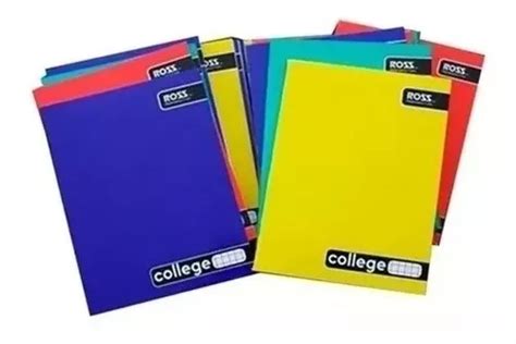 Pack 10 Cuadernos College Ross 5mm 80 Hojas Cuotas sin interés