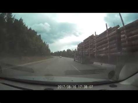 Logging Truck Lane Travelling In Chetwynd Aug 16 2017 YouTube